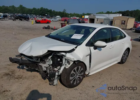 2020 Toyota Corolla Hybrid Le from USA, damaged, VIN JTDEBRBE1LJ028370